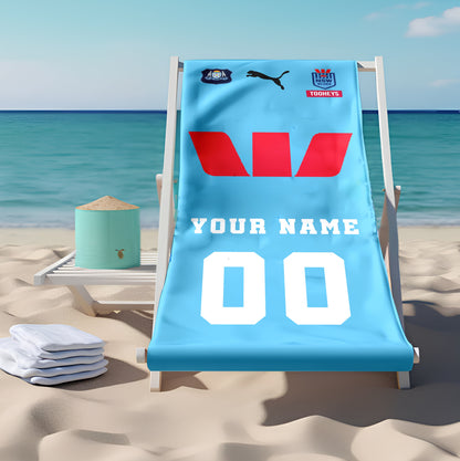 LIMITED EDITION - NEW 19 NSW PERSONALIZED BEACH TOWEL GIFT FOR FANS